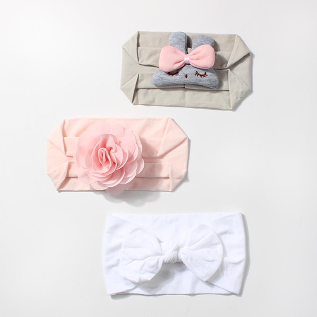 New Cute Baby Headband Comfortable Soft Elastic Nylon Baby Fontanelle Headband Children's Headband