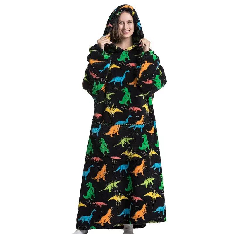 Herbst/Winter Übergröße Kapuzen-Decke - Unisex, Warm, Lockere Passform für Paare