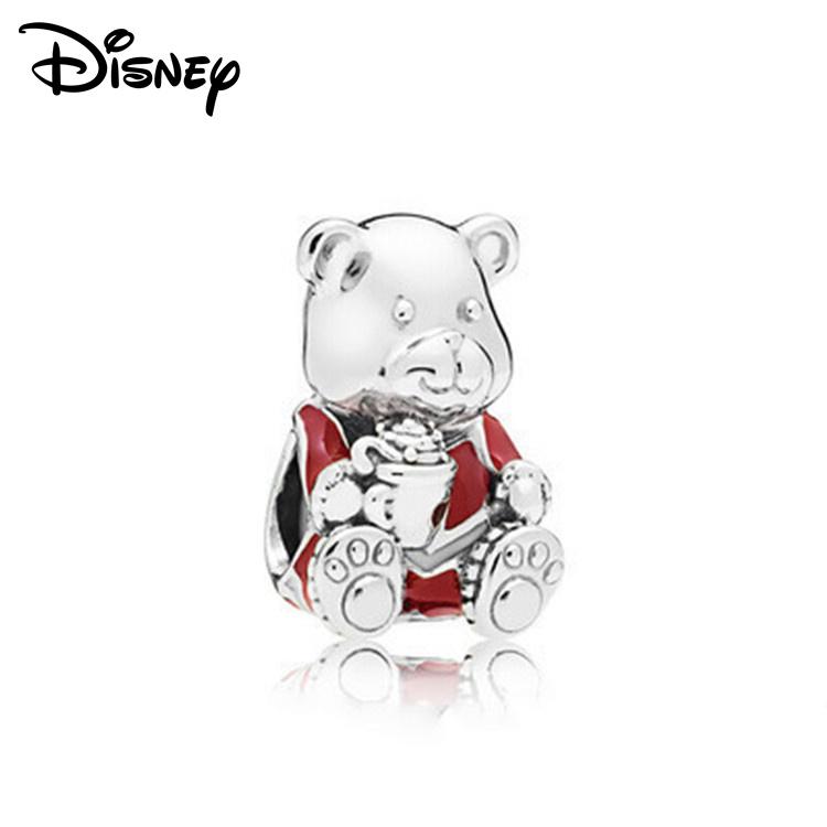 

Disney 925 silver Minimi and Cinderella pendant beads original DIY bracelet party gift