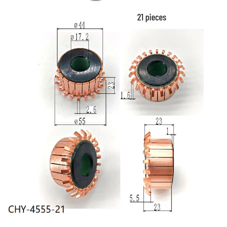 44x17.2x23(23)x21P DC Motor Commutator
