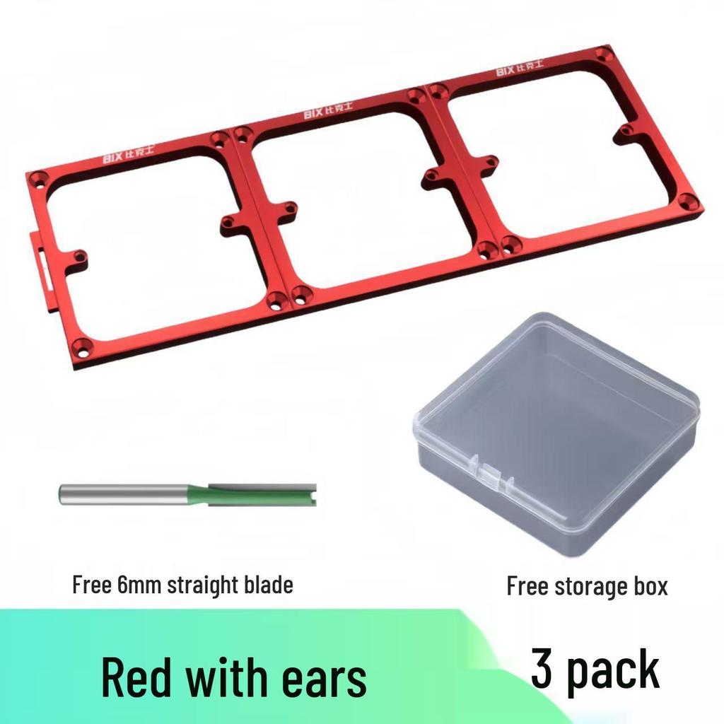 86 Template Aluminum Alloy Woodworking Tool for Switch and Socket Hole Punching in Junction Boxes