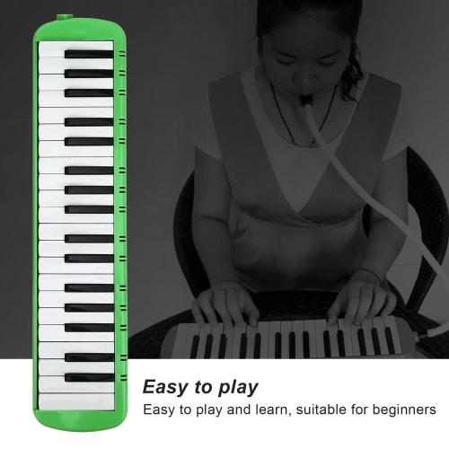 Kyoritsu 37-Key Melodica Kit for Students (Green)