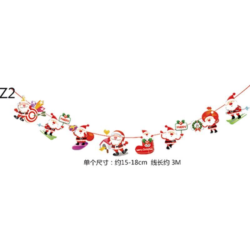 Christmas Banner Christmas Tree Ornaments Merry Christmas Decoration For Home Santa Claus Pendant Xmas Gifts New Year 2025 Gift