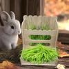 Hay Feeder Hamster Bunny Grass Holder Feeding Hay Manager Anti-Waste Grass Food Feeding Rack For Habitat Cage Enclosure Hutch