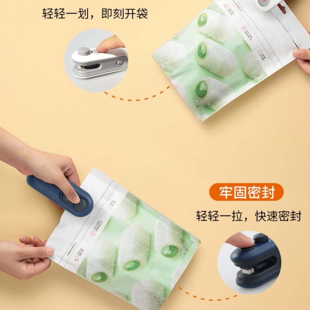 Mini Heat Bag Sealing Machine Package Sealer Bags Plastic Food Sealer Clip Bag Handheld Food Packaging Heat Sealer