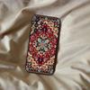 Persian Carpet Floral Pattern Phone Case For Samsung Galaxy A20,A21s,A22,A31,A32,A52,A53,A72,73,A80 Soft Black Cover