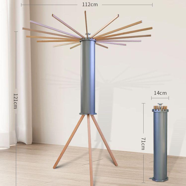 

Folding Drying Racks Balcony Floor-standing Wooden Clothes Rack Living Room Movable Clothes Drying Rack Portable Storage Shelf