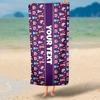 Personalized Butterfly Beach Towel - Custom Birthday Gift or Holiday Present for Girls Boys Kids Children, Swimming and Pool Use