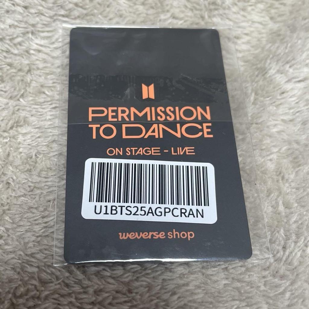 [USED] BTS PTD Weverse Global Bonus Trading Card Jungkook