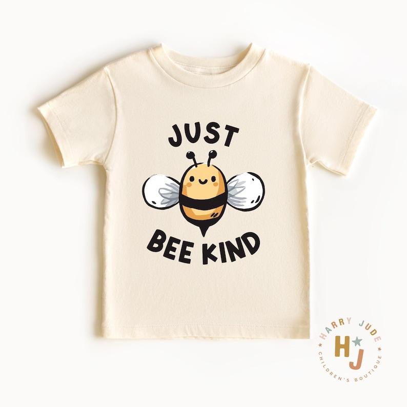 Bee Kind Toddler Tee: Retro Graphic Kids T-Shirt 100