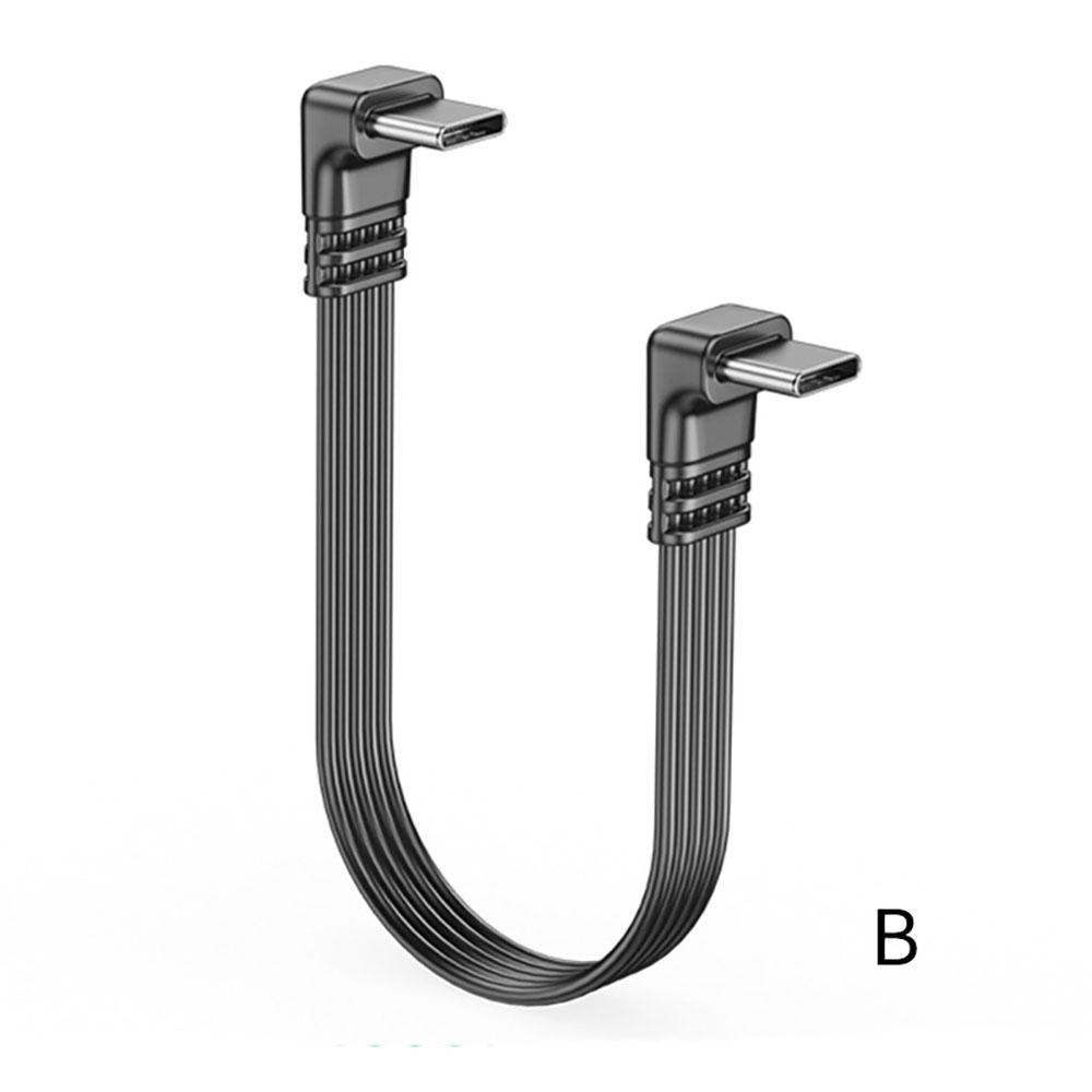 USB C Adapter Cable 1.1/1.1/1.1m Length Type C Converter Cord for Tablets Phones Support 181Mbps Data Transmission 11W