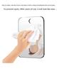 Anti-Fog Acrylic Bathroom Shaving Mirror for Men
