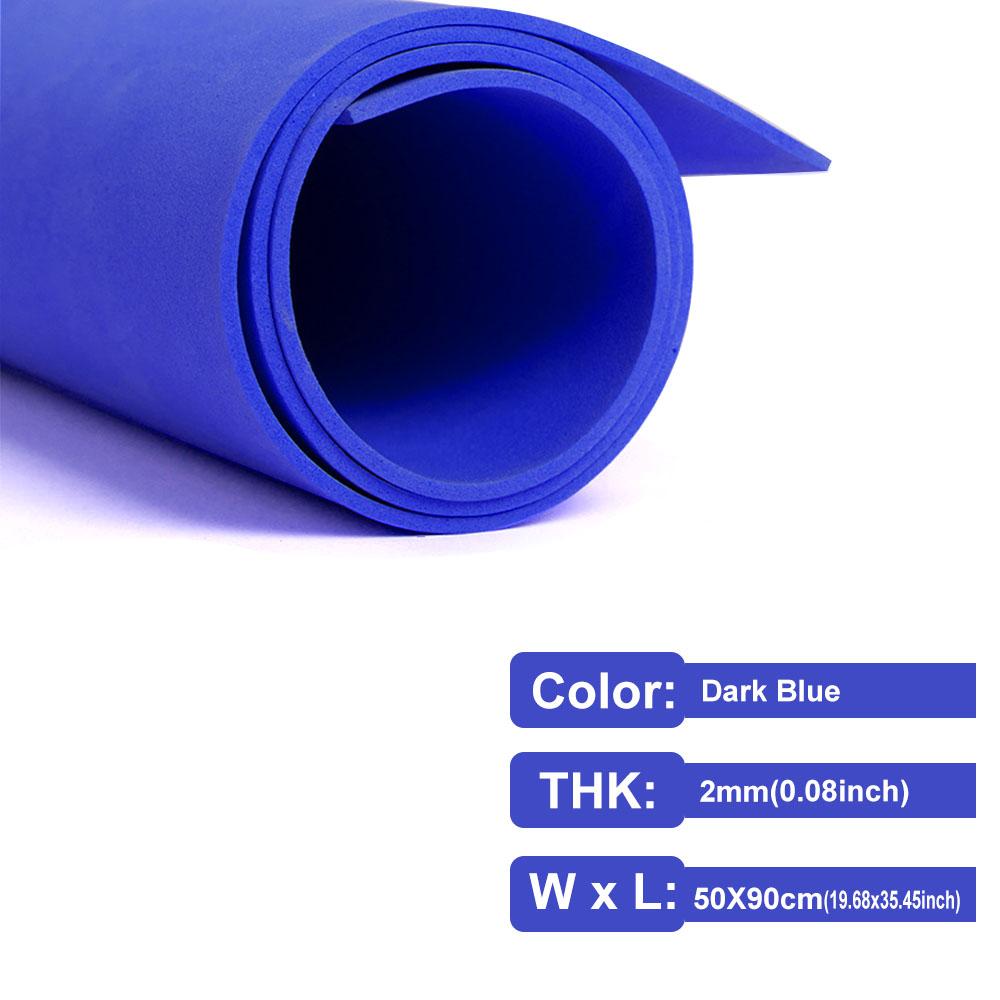 

Цветные листы из пены ЭВА Косплей Пена ЭВА Толщина 2 мм 50 см*90 см Листы из пены ЭВА для искусства, ремесел, DIY проектов 50x90cm Dark Blue