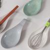 European Style Porcelain Spoon Rest Anti-skid Texture Ladle Holder Utensils Holder  Restaurant