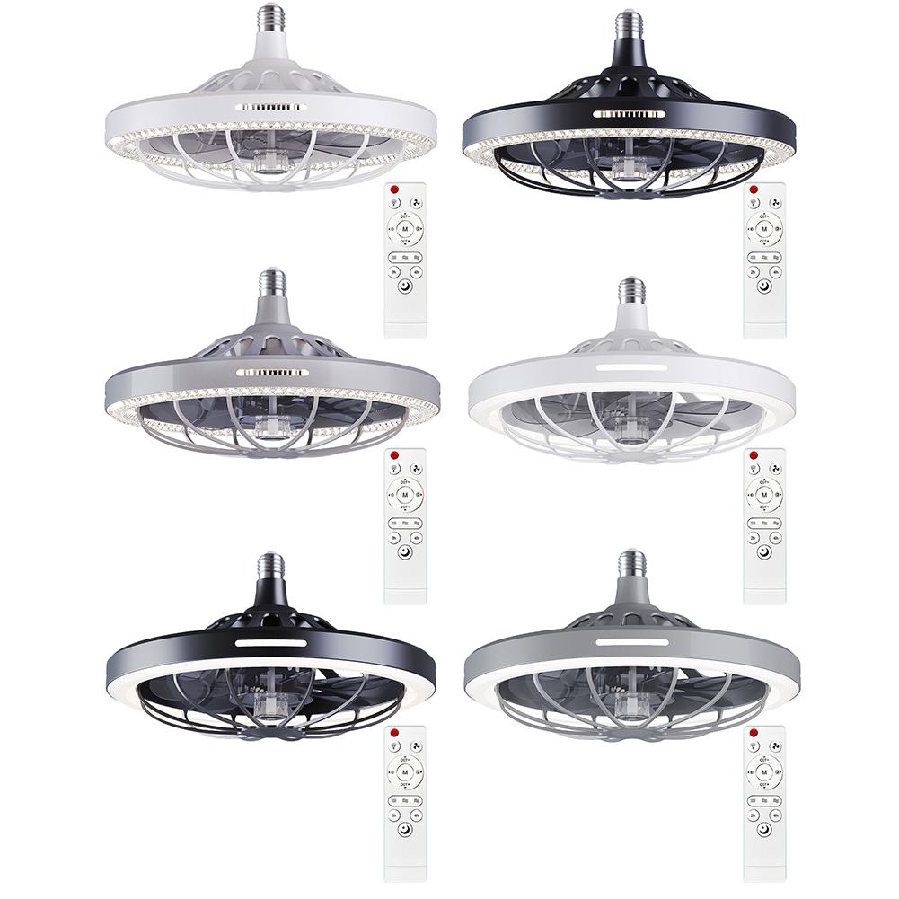Modern Ceiling Fan with Lights and Remote Silent Ceiling Fan for Bedroom Kids Room and Living Room
