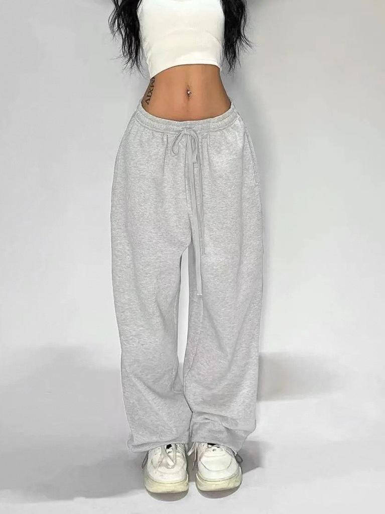 Women Plus Size Wide Leg Linen Pants Middle Waist Summer Baggy Pants RELAXING WIDE LEG PANT