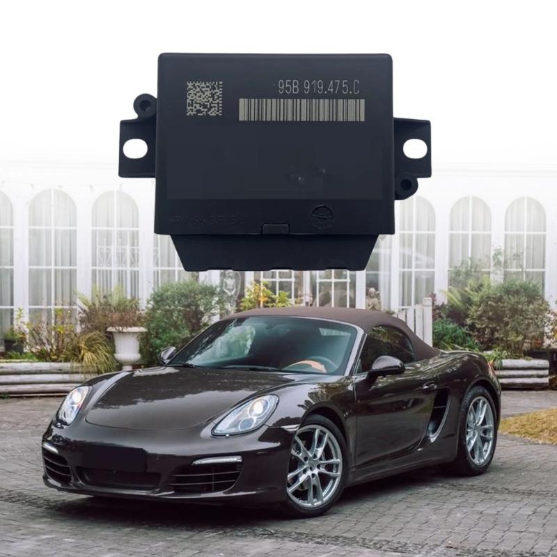 Vehicle Parking Aid Unit 95B919475C, Black Plastic Housing Repair Part for Parking Assist Service and Single Piece Pack Planning Work