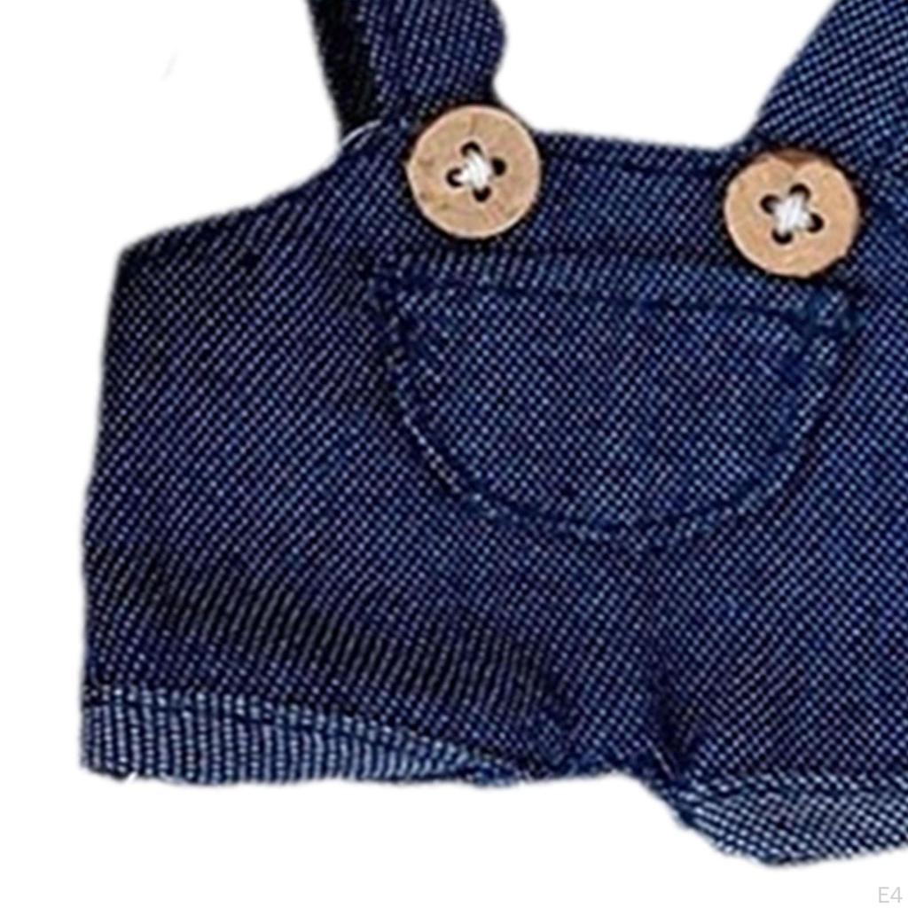 Adorable Doll Overalls Set for 15cm Dolls