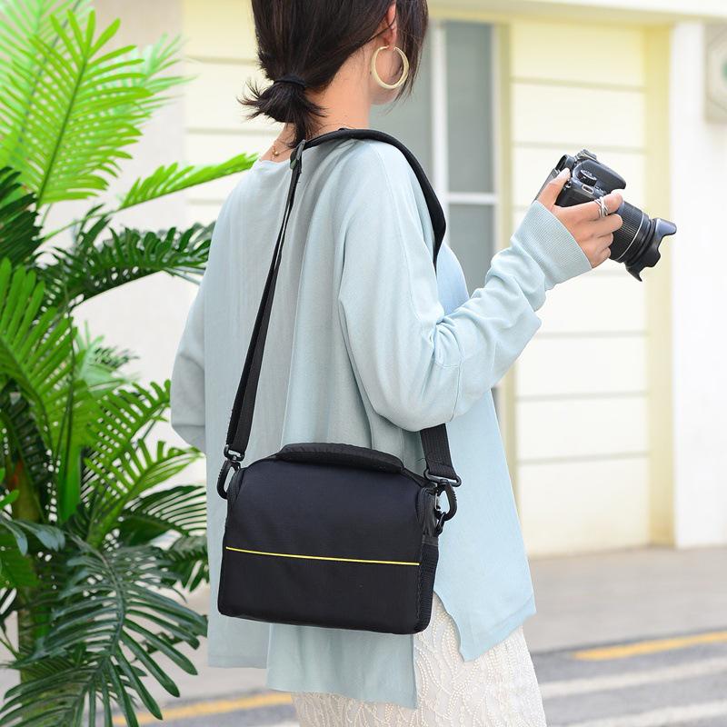 SLR Single Shoulder Camera and Photography Bag with Storage Compartments