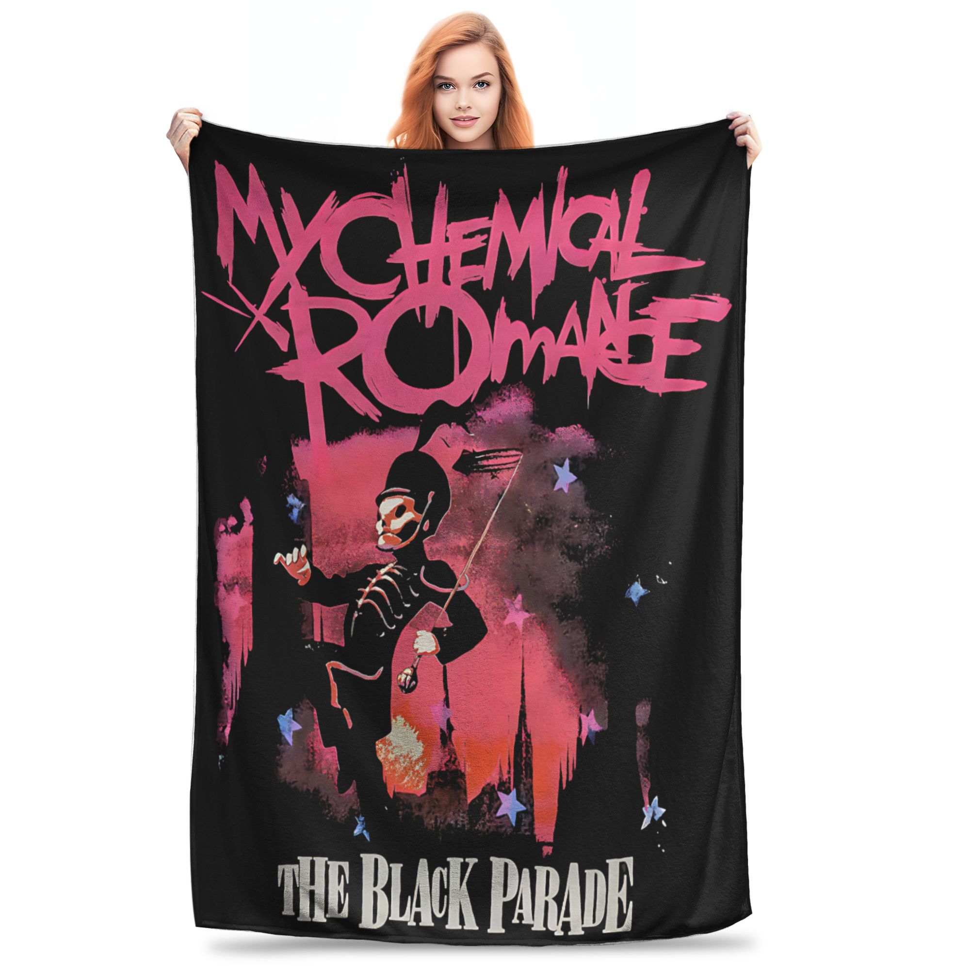 My Chemical Romance Merch Blankets Super Soft Coral Fleece Plush Throw Blankets Comfortable Rug Piece 130x150cm