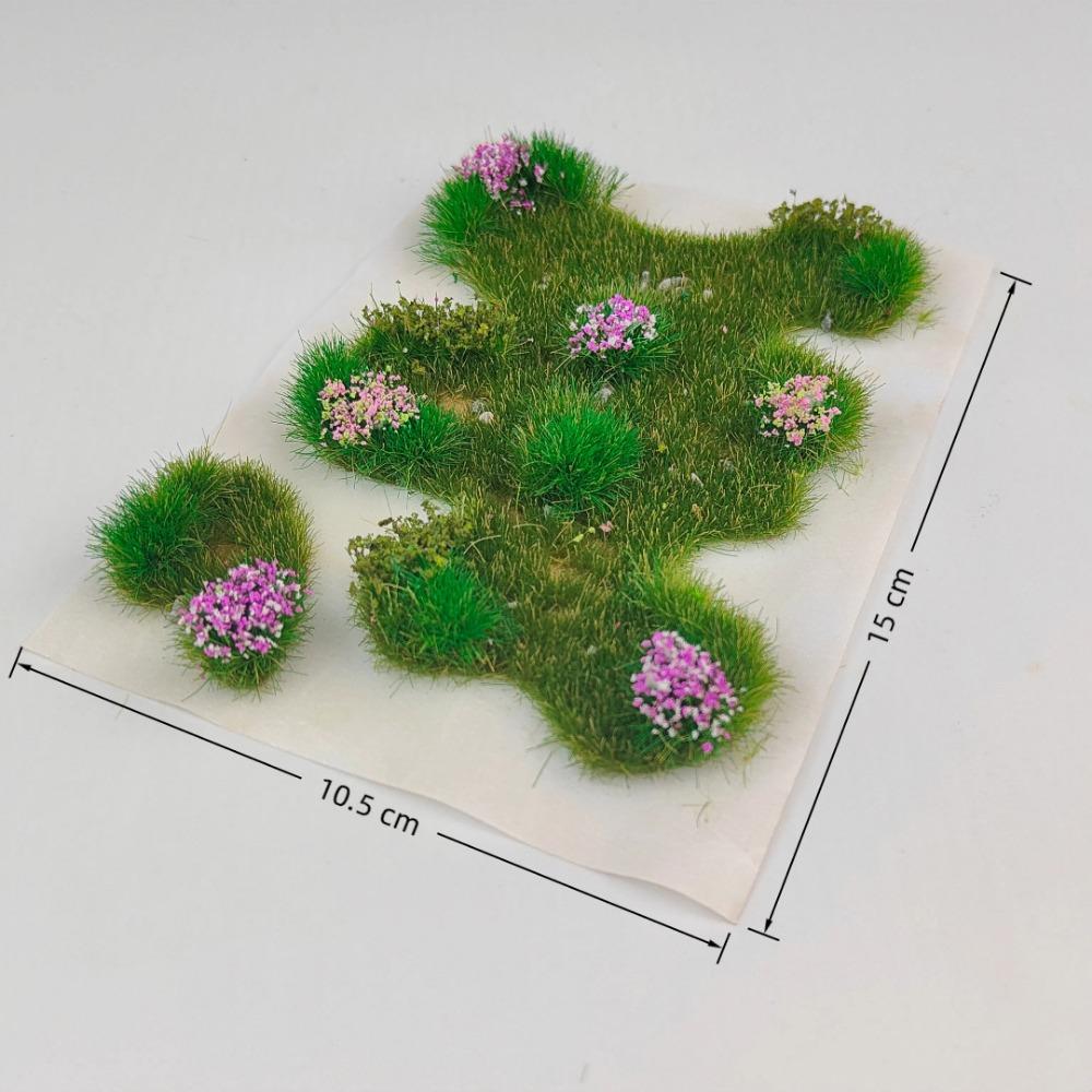 Multicolor Mini Grass Clusters Building Models Photo Props Artificial Grass Clusters DIY Accessories Sand Table Scenes Model