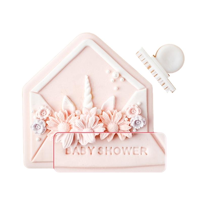 Cookie Cutters Plastic Biscuit Molds Birthday Series Cookie Embossing Molds Plastic Baking Tools Perfect for DIY Baking