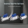 Stainless Steel High-Pressure Mini Ball Valve