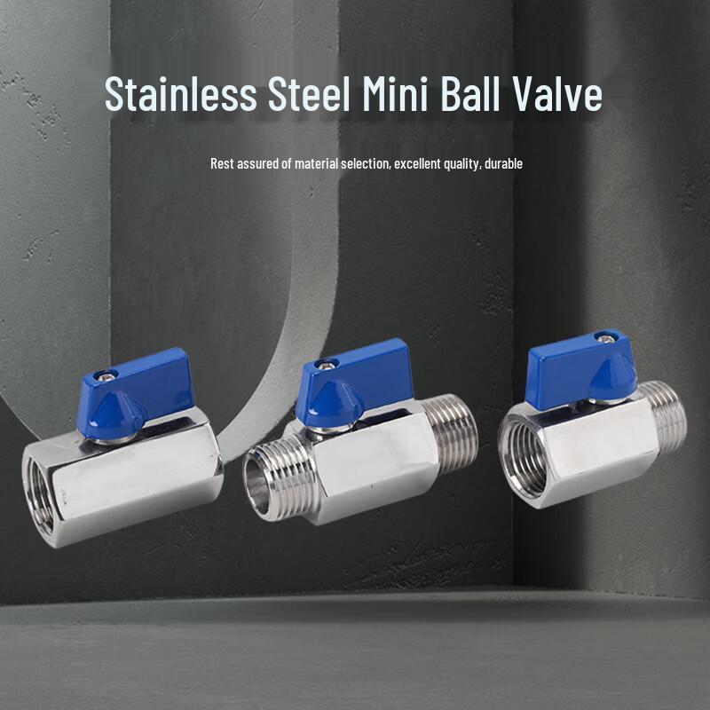 Stainless Steel High-Pressure Mini Ball Valve