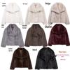 Women's Faux Fur Lapel Coat - Spring European & American Fashion, Loose Fit Hot Style