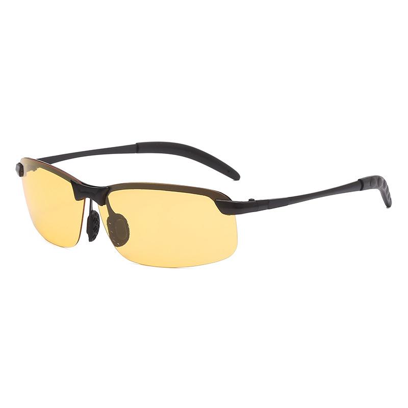 Men's new polarized sunglasses Men's fishing color-changing sunglasses Day and night Polarized color-changing glasses Driving