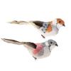 Lifelike Decorative Animals Ornament Artificial Birds Foam Feather Figure for Garden Outdoor Decorations and Gifts