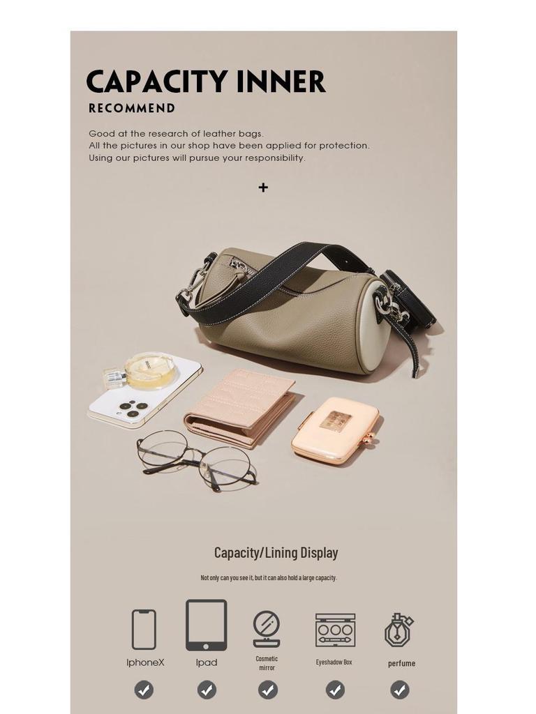 Boston Crossbody Zylindertasche 2025 - Einfache, modische Kissen-Tasche für Damen