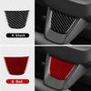 Adesivo in Vera Fibra di Carbonio Morbida per Seat Ibiza 6j 2012 2013 2014 LHD RHD Volante Auto Cornice Inferiore Centrale Finitura Interna
