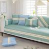 Ice Silk Summer Mat Sofa Cushion Summer Summer Non -Slip Cushion Washable Cool Feeling Sofa Cover Backrest Towel Cover Cloth