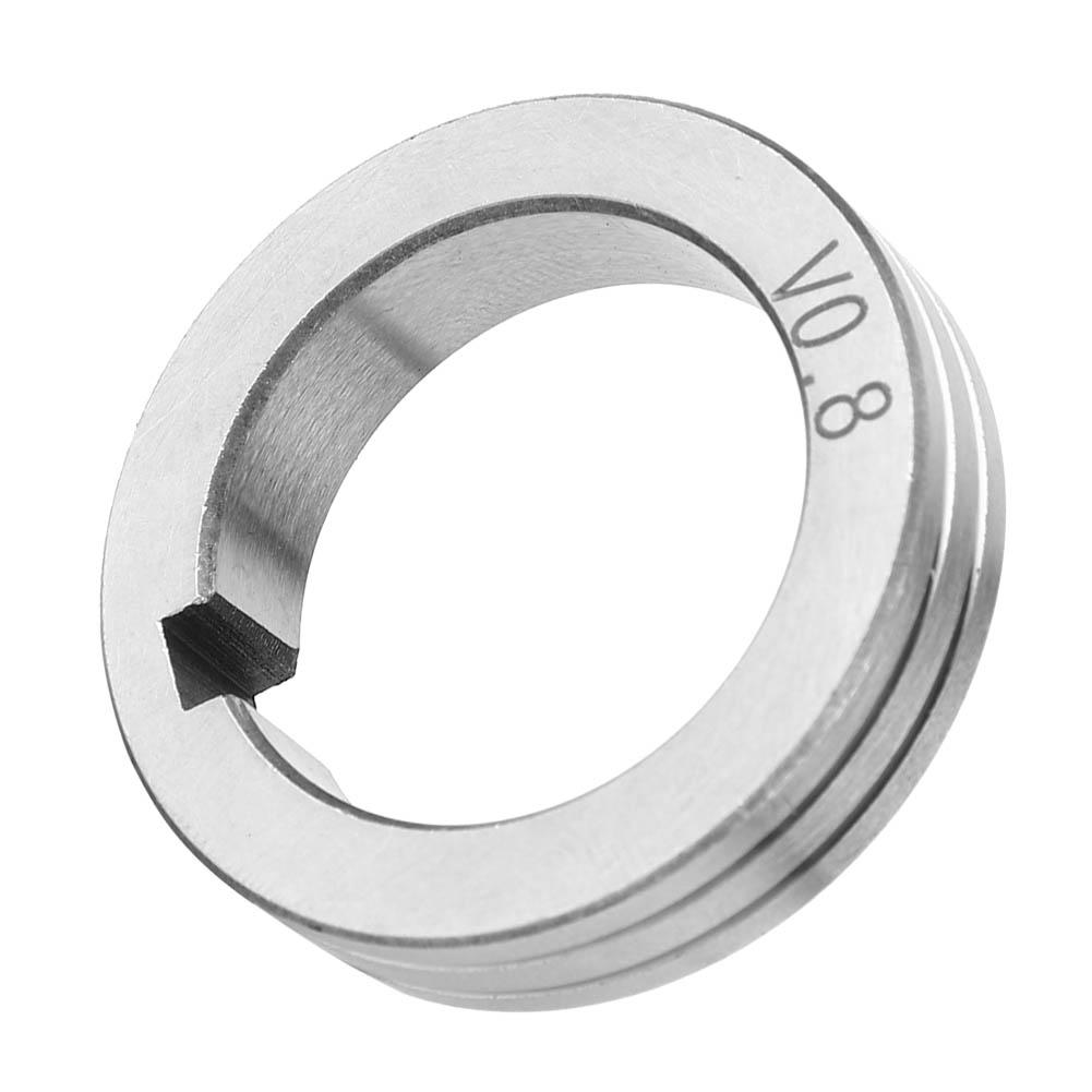 35mm 1.38in Stainless Steel Wire Feeder Roller 0.8 1.0 1.2 Welding Wire Feeding Guide Wheel(0.8
