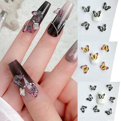 Fluture Strasuri pentru unghii Rășină Pietre pentru unghii Pietre cu spate plat Strasuri Diamante pentru Articole pentru Nail Art Bijuterii pentru unghii