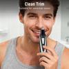 Nose Hair Trimmers for Women Men, Precision Painless  Ear and Nose Hair Trimmer, Waterproof No Pull & Snag B