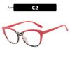 Vintage Cat Eye Women Eyeglasses Simple Multicolor Rim Blue Light Blocking Spectacles  New Trendy Ins  Design Eyewear
