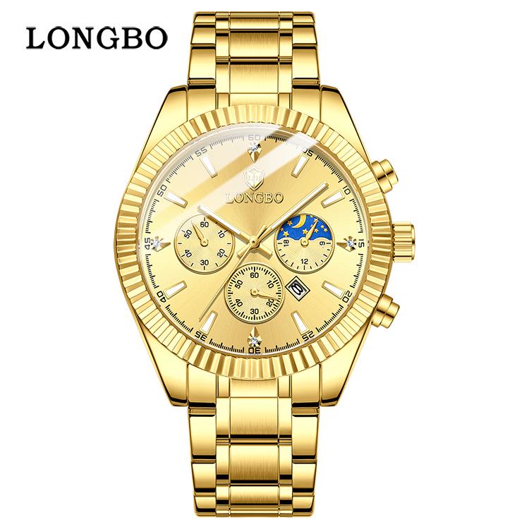 Longbo Herren Quarz Wasserdicht Lässig Paar Uhr