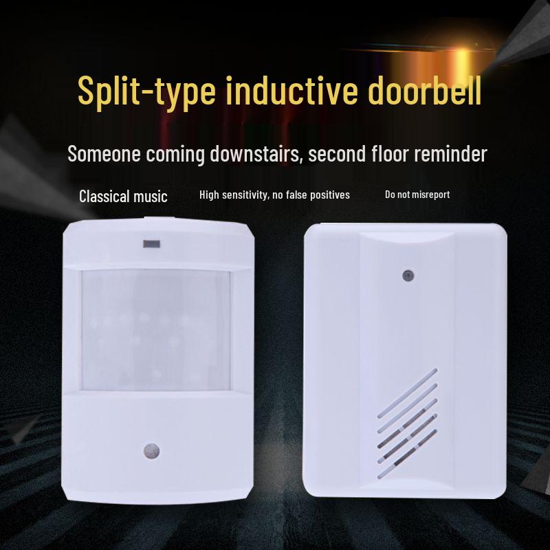 Split-Type Wireless Guest Welcome Doorbell - Electronic Induction Doorbell