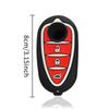 New 3 Button Silicone Car Key Cover Case for Alfa Romeo Mito Giulietta GTO 159 GTA 4C Remote Auto Key Shell Protection Cover