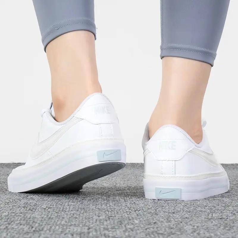 Nike Court Legacy Leather Comfortable Versatile Durable Breathable Low-Top Kids Sneakers Kids Sneakers White DA5380-114