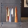 Clothes Rack, Garment Rack, Clothing Display Stand for Boutique, Store, Retail - Adjustable Height, Durable Metal Frame, Black