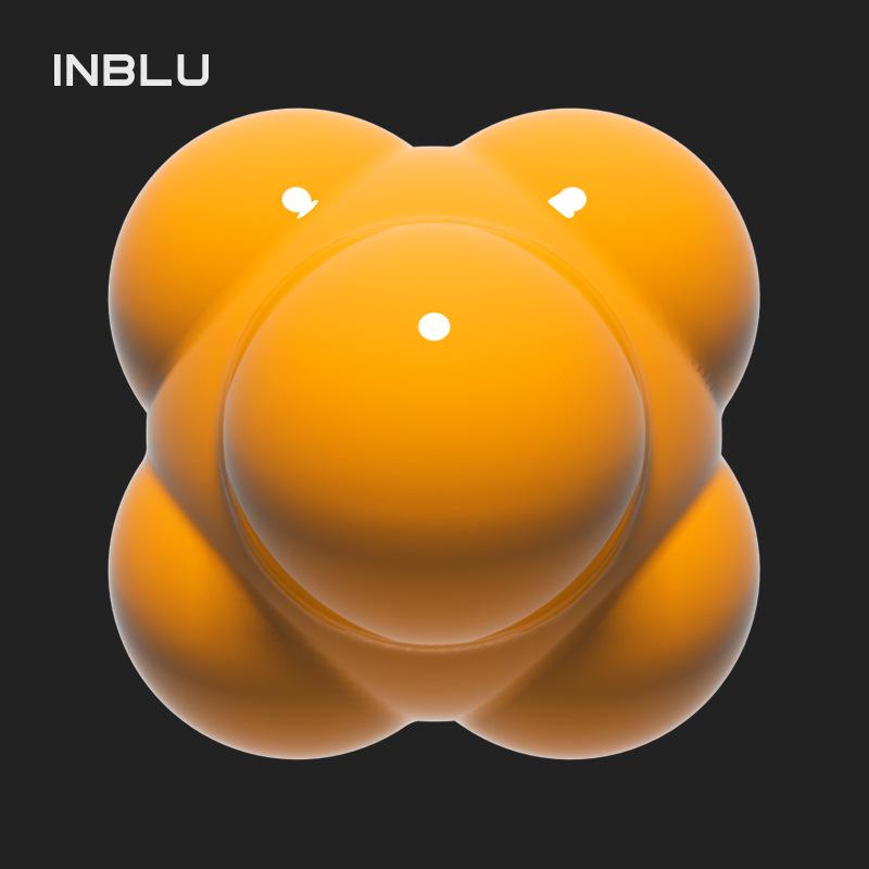 

Hexagonal Agility Reaction Ball for Speed & Coordination Training - Ideal for All Ages & Sports Pink / One high, one low difficulty silicone