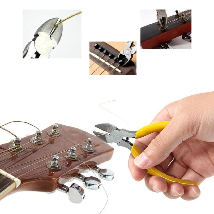 Guitar Repairing Tool Kit 15 Pcs String Organizer Fingerboard Protector Wrenches