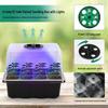 6/12-Hole LED Seedling Box: Adjustable, Breathable, Heat-Insulating, Large Capacity Sowing & Cuttings Tray.