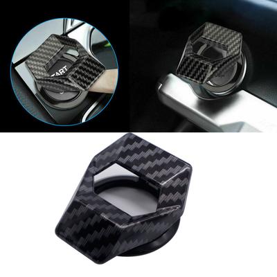 Auto-interieur Motor Start Stop Drukschakelaar Knop Cover Trim Decoratie Sticker Auto Accessoires Kleverige Beschermende Auto-Styling
