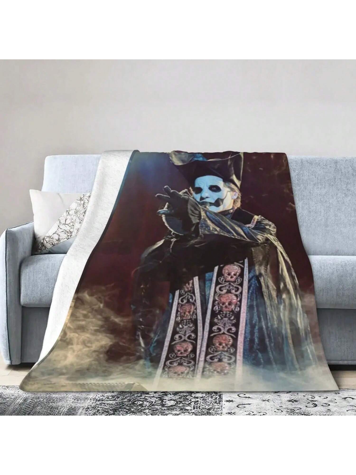 Папа Группа Призрак Подарок Ультрамягкое Микрофлисовое Одеяло 75X95CM