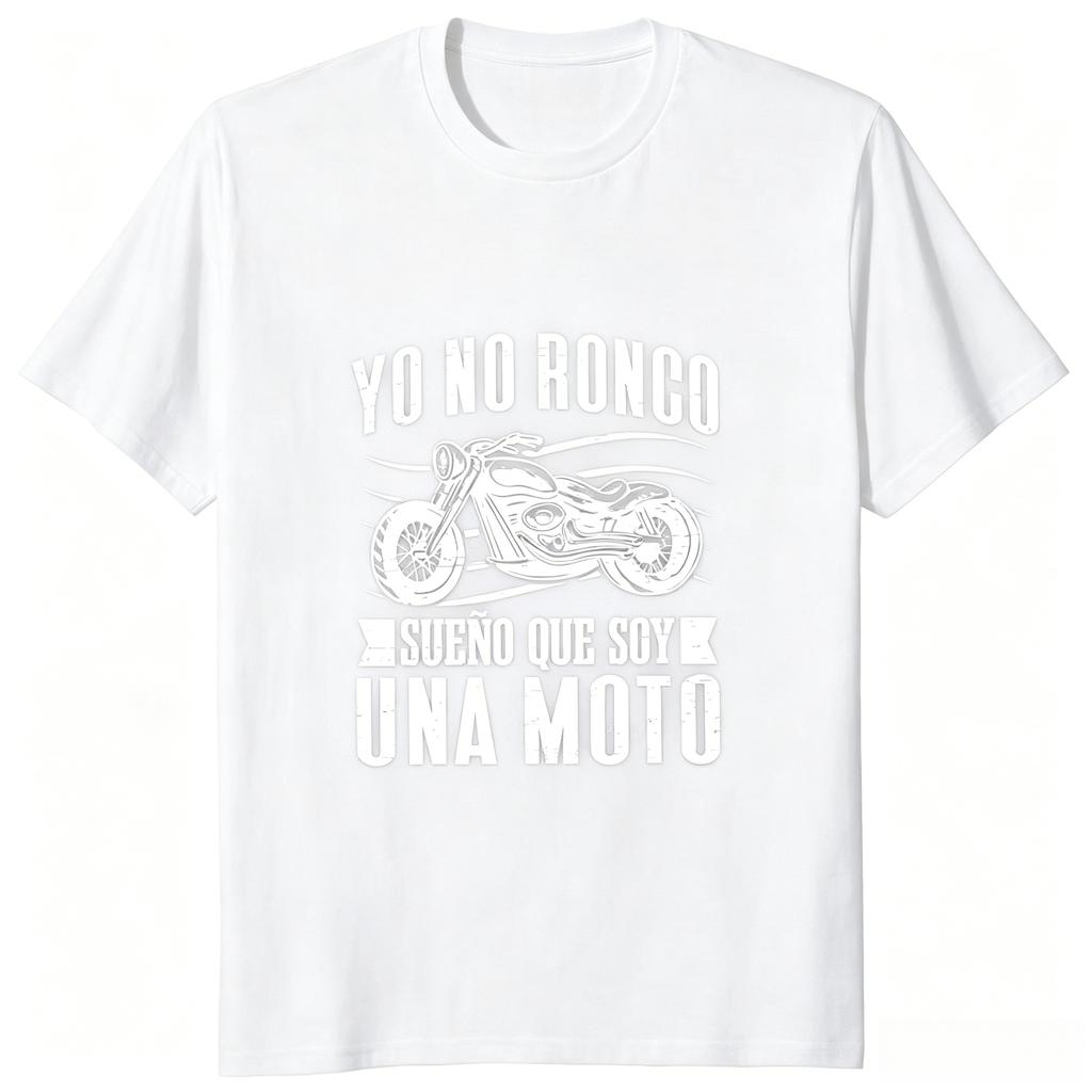New Arrived Motorcycle Biker TShirt Funny Spanish Sayings Dad Boyfriend Gifts Tees Tops Round Neck Casual Soft Tshirt