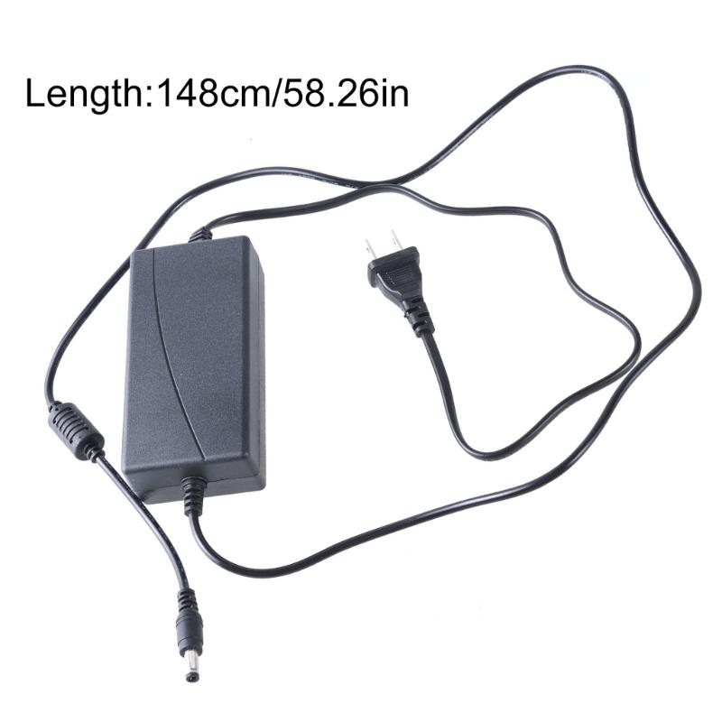 US Plug 100-240V 50-60Hz to DC24V 2A Charger 5.5x2.5mm Power Supply Adapter Charger for LED Strips CCTV Router